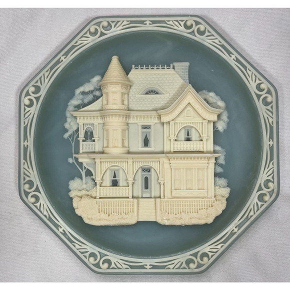 Incolay Studios Victorian Dream Homes Plates 125 Main & 212 Third Ave Lot of 2 - Picture 11 of 15